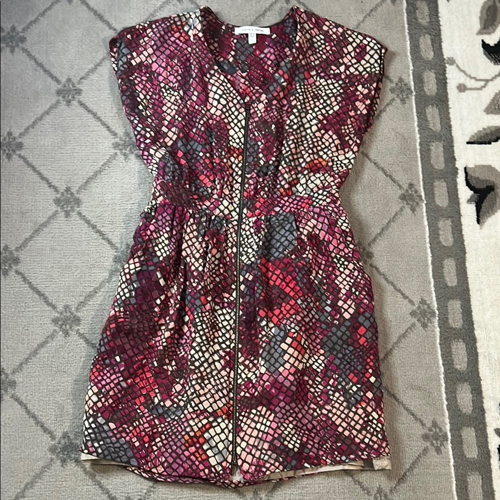 Judith and Charles silk dress
